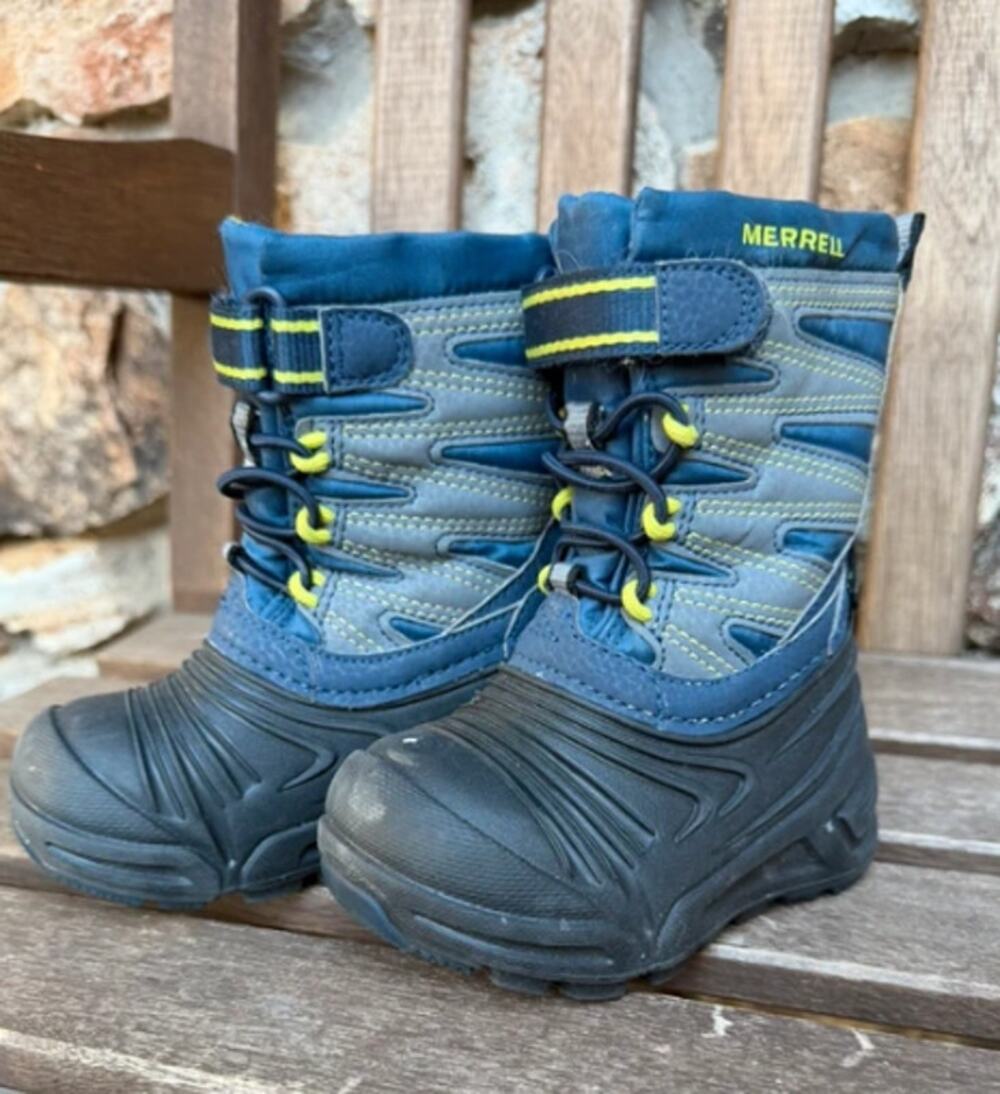 Merrell Kids 5M Waterproof Insulated -35°F Winter Snow Boots Navy